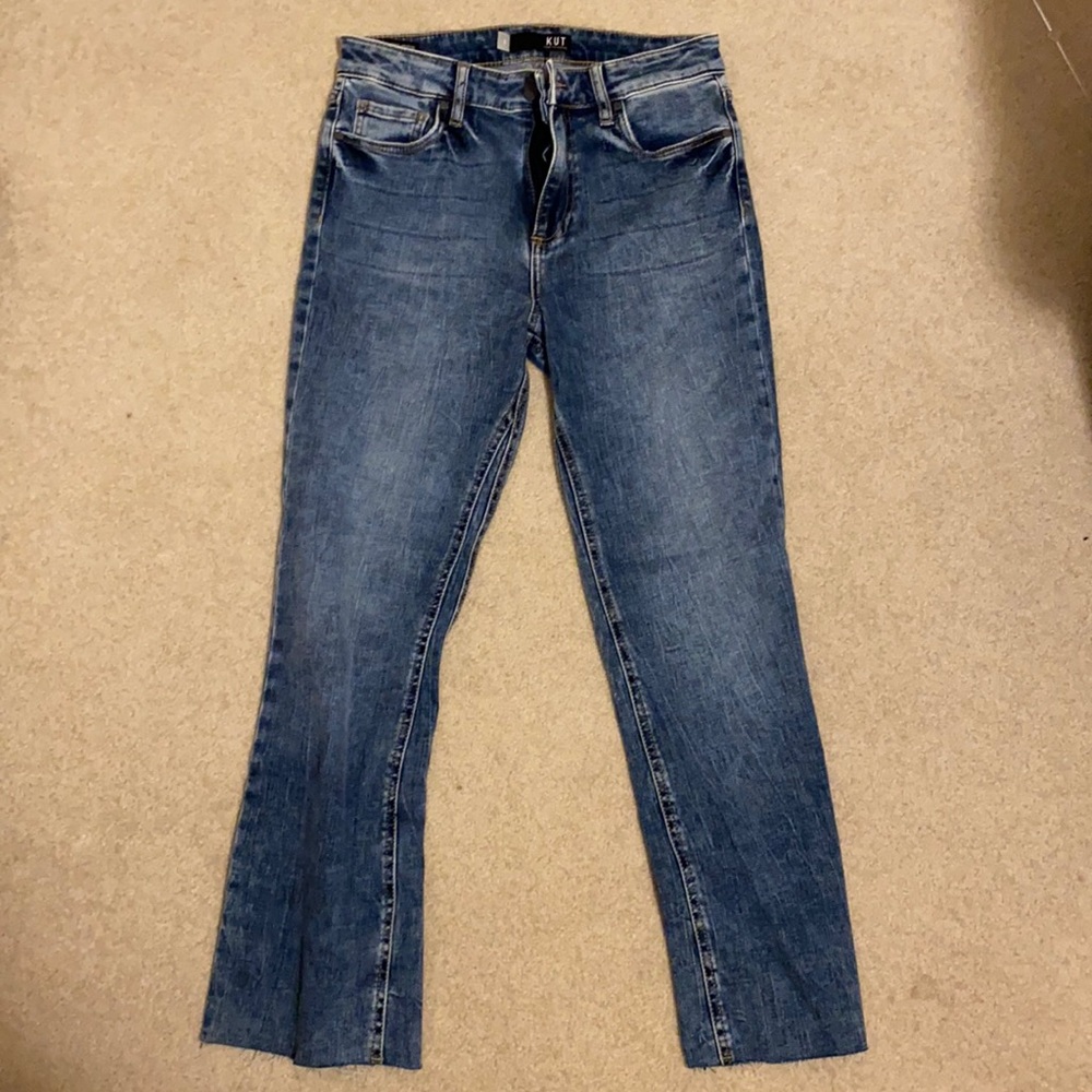 Kut from the Kloth stretchy jeans boyfriend cut size 6